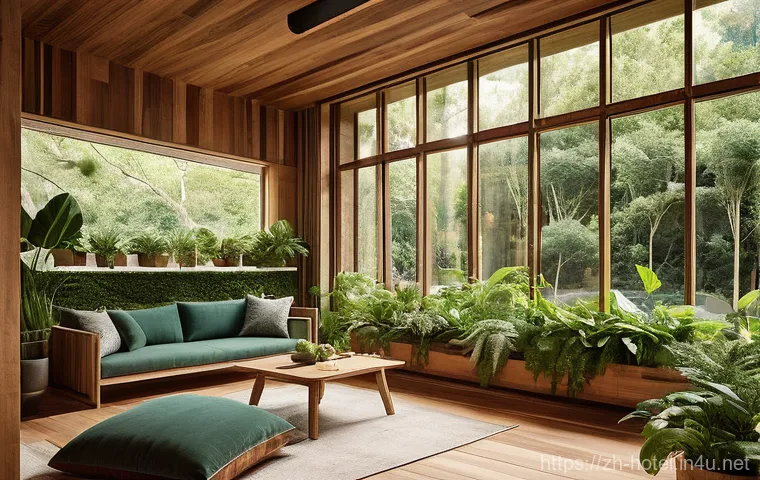 호텔 필기 시험 관련 학습자료 제공 - **Prompt: Futuristic Smart Hotel Lobby Experience**
    A sleek, ultra-modern hotel lobby designed w...