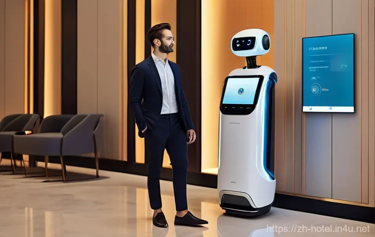 호텔관리사 자격증과 관련된 최신 뉴스 - **Prompt 1: The Seamless Smart Hotel Experience**
    A futuristic and elegant hotel lobby at dusk, ...