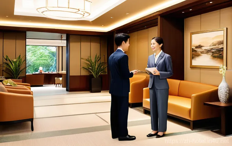 호텔관리사 자격증 국제 인정 여부 - **Prompt 1: Diverse International Hotel Team Delivering Seamless Service**
    A wide-angle shot cap...