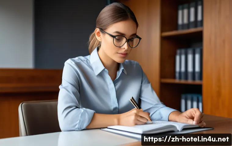 호텔관리사 시험 합격률 - A determined young professional, either male or female, deeply focused on studying for a hotel manag...